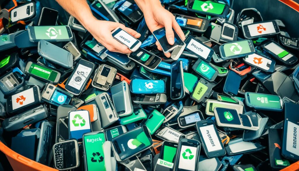 recycling smartphones